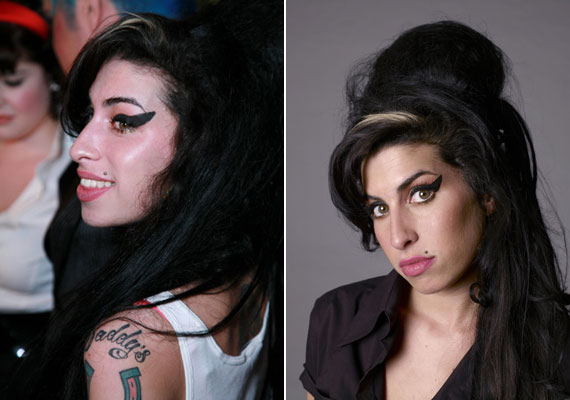 A vastag, drámai hatású cicaszemet szerette a tragikus sorsú <b>Amy Winehouse</b> is, aki a '40-es évek szemfestési technikáját elevenítette fel - persze sokkal erőteljesebben és eltúlzottan.