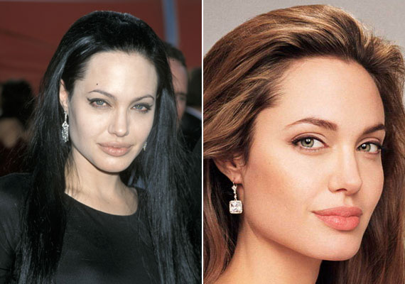 A 2000-es évek elején <b>Angelina Jolie</b> még vadóc, vampos tusvonalat húzott a szemei fölé, ami mára sokkal elegánsabbá szelídült.