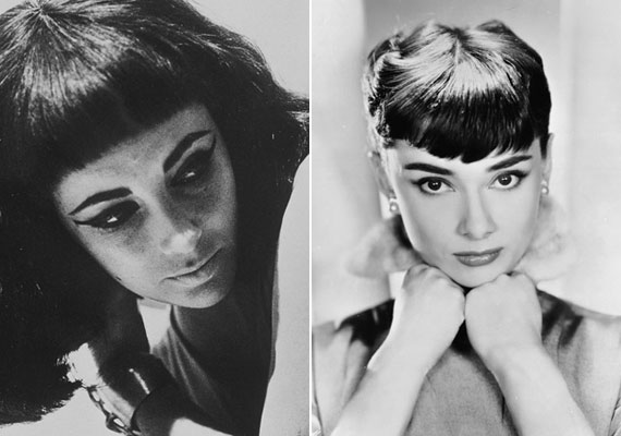 <b>Elizabeth Taylor</b> Kleopátra szerepében sminktörténelmet írt a cicásra sminkelt szemmel, <b>Audrey Hepburn</b> pedig szintén hozzátette a sajátját a szemhéjtus világraszóló sikeréhez.