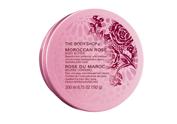Marokkói rózsás testápoló a <b>Body Shop</b>tól.