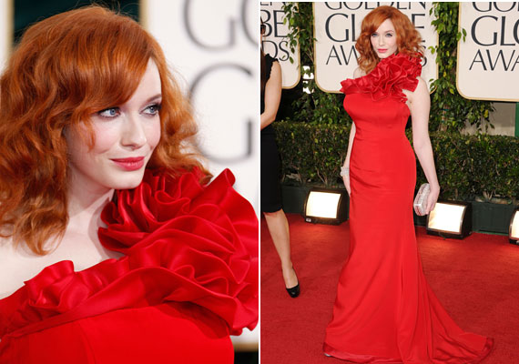 Van, aki azt mondja, hogy a vörös hajhoz tilos a piros, szerintem viszont imádnivaló.