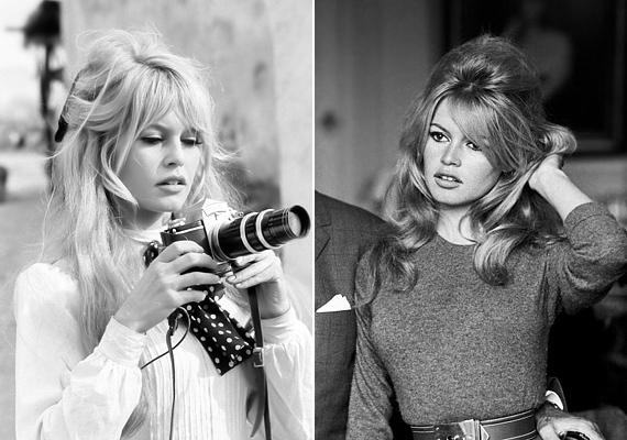 Kusza és selymes loknik: Brigitte Bardot leválasztott néhány tincset, és szalaggal kötötte át, vagy megtűzte hátul, és a fejtetőjén felpúpozta. Ma mindkét verziót újraélesztette a divat.