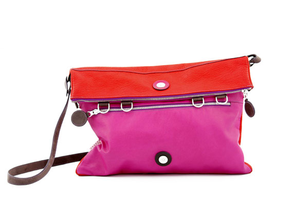 Pink-narancs táska, 42 500 forint.