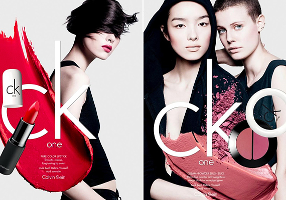 A CK One Color kozmetikumokat többek között Sun Fei Fei és Ehren Dorsey népszerűsíti idén. A márka igyekezett különböző karaktereken bemutatni a vad és visszafogott sminkstílusokat.