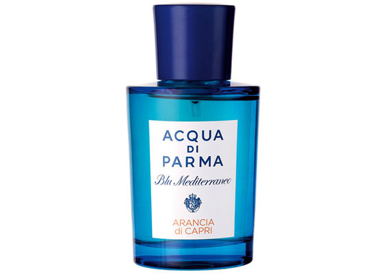 Pikáns, de frissítő parfüm az Acqua di Parmától: narancs, citrom és karamell illat - Blu Mediterraneo Arancia di Capri.