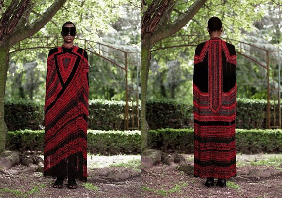 A folk megidézése afrikai mintákkal... /Forrás: Courtesy of Givenchy/