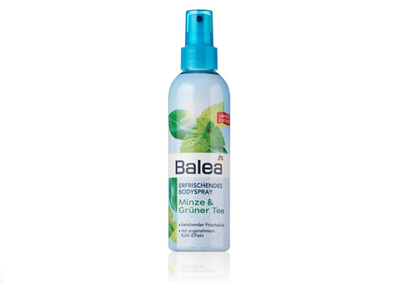 A <b>Balea Menta-zöld tea</b> testpermete a két illatanyag kombinációjának köszönhetően hűsíti, nyugtatja a bőrt. Limitált kiadás.