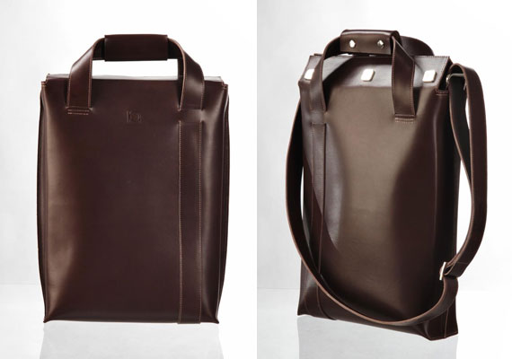 A vastag marhabőrnek köszönhetik a táskák a karakteres formát és megjelenést. /Forrás: http://www.facebook.com/agneskovacs.leather.design/