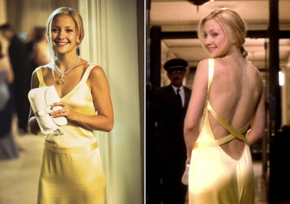 Kate Hudson sárga ruhájához egy 87 karátos gyémántnyakéket is kapott a Hogyan veszítsünk el egy pasit tíz nap alatt című filmben.