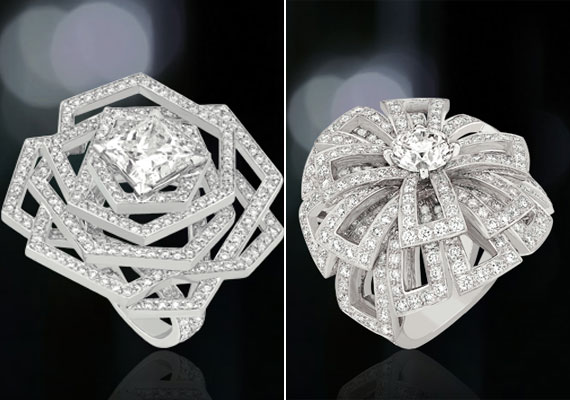 Virágforma és sok-sok gyémánt. A klasszikus kis feketéhez nem is létezik jobb kiegészítő. /Forrás: http://www.chanel.com/