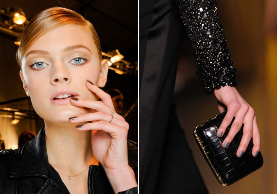 A bronzos körömlakk a Dior, az ezüstös az Elie Saab modelljének kezét díszítette.