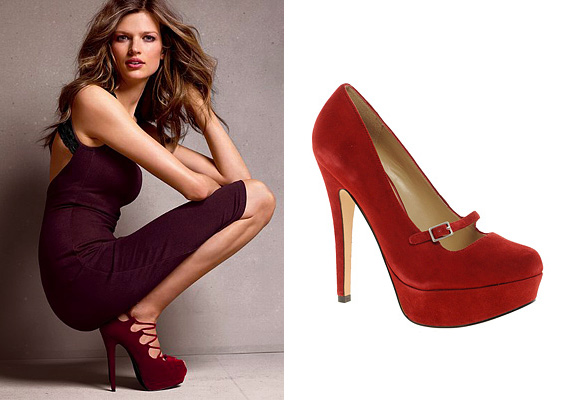 A baloldali szépséget a Victoria's Secret cipőtervezője, Colin Stuart álmodta meg őszre, a jobb oldali kreáció pedig az Aldo ízlésvilágát dicséri. /Forrás: www.victoriassecret.com; www.asos.com/