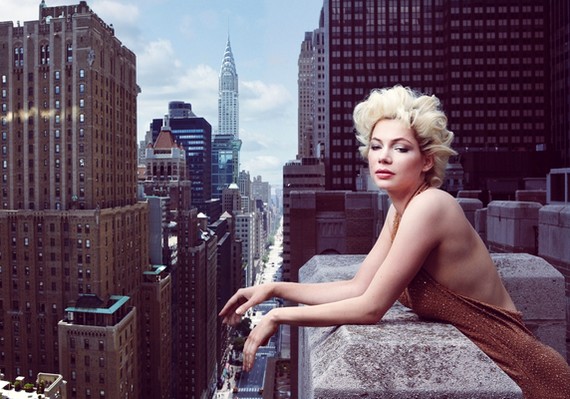 Michelle Williams a Marilyn Monroe életéről készült filmben alakítja a szőke dívát.