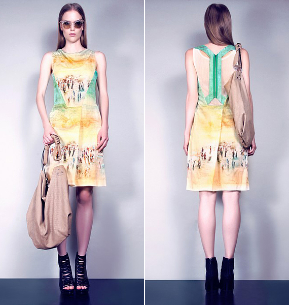 A nyári vidámságot ebbe a ruhába sűrítette bele a tervezőnő. /Forrás: http://www.konsanszky.com/