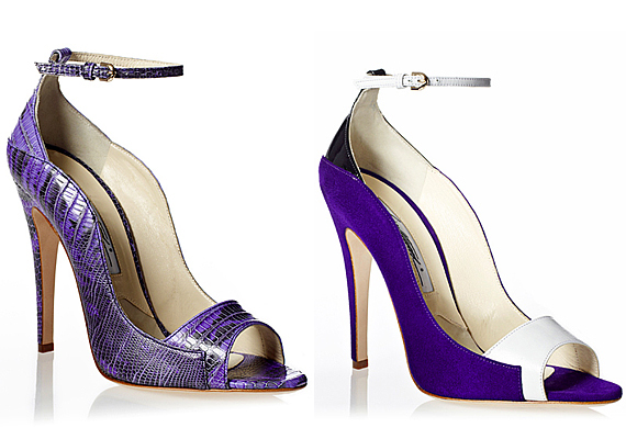 A lila elegáns és nőies szín, jól passzol a klasszikus, glamúr stílusú topánokhoz. /Forrás: http://tooklookbook.com//