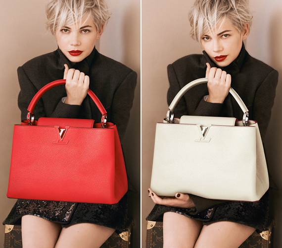 A piros táska egyértelműen az ősz egyik slágere, mely úgy mutat igazán, ha vörös rúzzsal és vörös körömlakkal dobod fel a megjelenésedet. A minimál elegancia kedvelőinek fehérben is megjelent az elegánsan egyszerű, ikonikus Louis Vuitton-fazon. /Forrás: www.fashionologie.com/