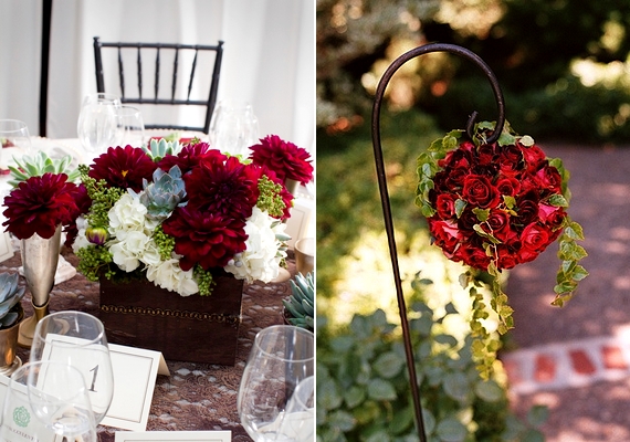 A virágokat nem csak asztaldíszként, de kültéri dekorációs elemként is bevetheted.