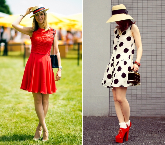 Kifejezetten a ruhához is választhatsz színeiben harmonizáló kalapocskát.