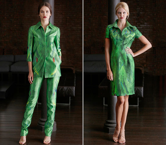 A jövő évi divat tervezésekor kevesen gondoltak a zöldre, nem úgy Naeem Khan, aki dzsungel ihlette, dús árnyalatot választott több ruhájához is.