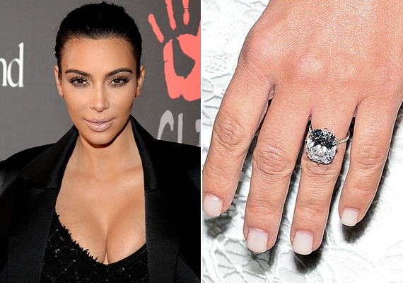 1,25 millió dollárt ér az az eljegyzési gyűrű, melyet Kanye West adott Kim Kardashiannek. Az ékszert Blake Lively gyűrűjéhez hasonlóan Lorraine Schwartz tervezte.