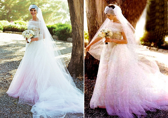 Bár épphogy csak az alja tündökölt pinkben, Anne Hathaway Valentino-ruhája is különlegesre sikeredett.