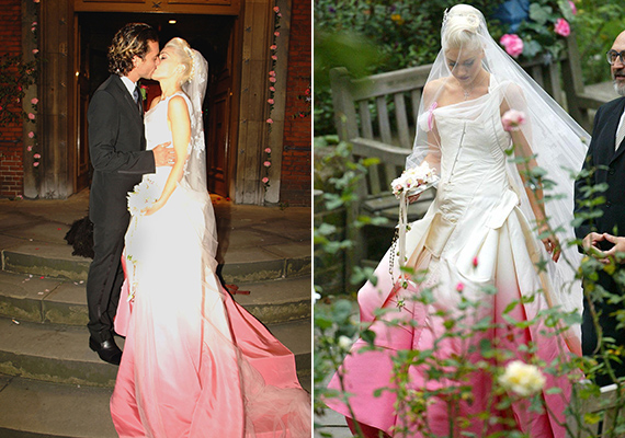 A színátmenetes John Galliano-ruha passzolt Gwen Stefani személyiségéhez.