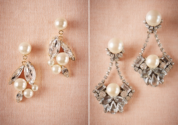Ha a klasszikus elegancia híve vagy, a gyöngyökkel és kövekkel kirakott, rövid függő a neked való. /Forrás: bhldn.com/