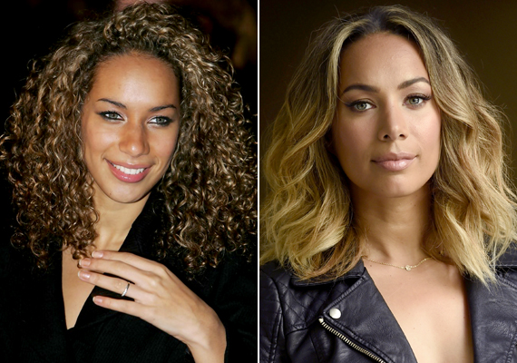 Leona Lewis csigákba göndörödő frizurája már rég a múlté, egy ideje már a sokkal letisztultabb, átlagos hollywoodi külsőt részesíti előnyben. Az énekesnő szemmel láthatóan megműttette az orrát is.