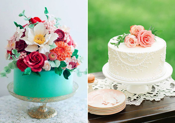 Ha nem vagy oda az emeletes tortákért, válassz egyszerű, különálló süteményt, hangsúlyos dekorációval.